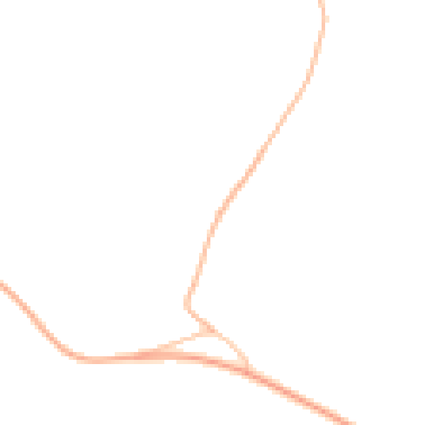 Night-time road noise heatmap for CM3 1LD
