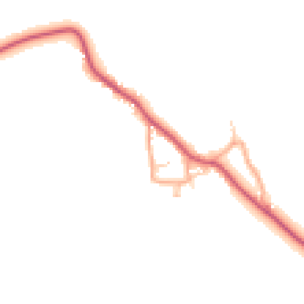 Daytime road noise heatmap for CM3 1LG