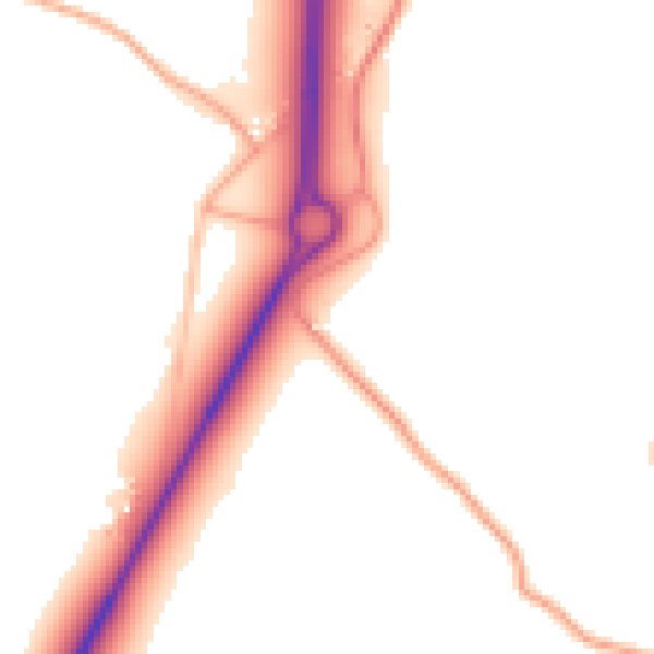 Daytime road noise heatmap for CM3 1PH