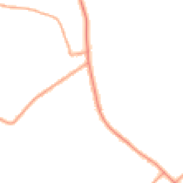 Daytime road noise heatmap for CM3 1QB
