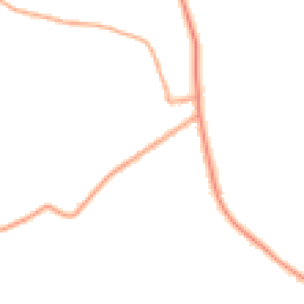 Daytime road noise heatmap for CM3 1QQ