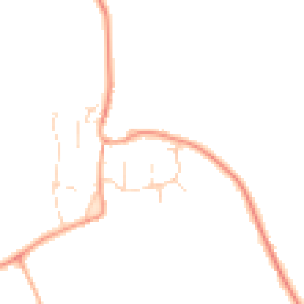 Daytime road noise heatmap for CM3 1RA
