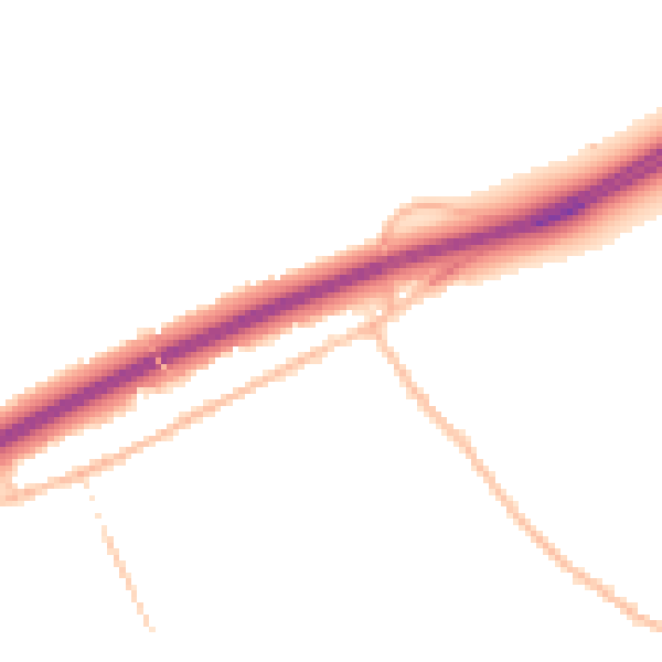 Night-time road noise heatmap for CM3 2EA
