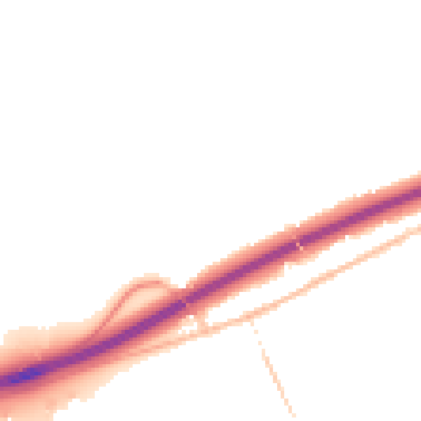 Night-time road noise heatmap for CM3 2FN