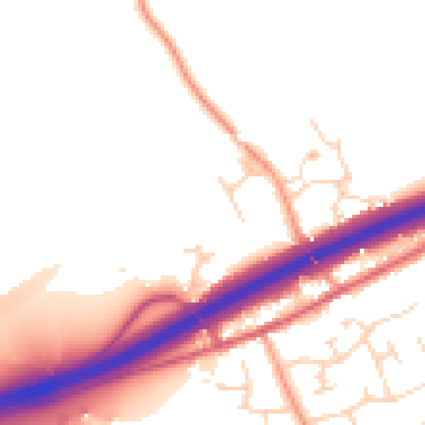 Daytime road noise heatmap for CM3 2FP