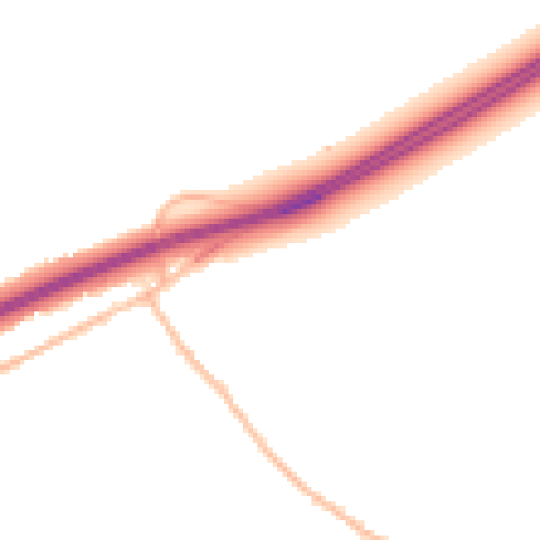 Night-time road noise heatmap for CM3 2GD
