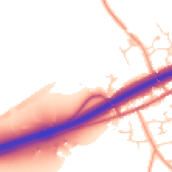 Daytime road noise heatmap for CM3 2GL