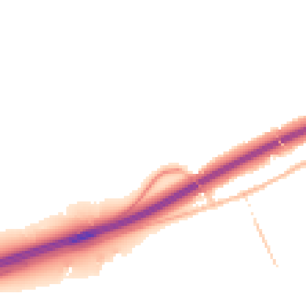 Night-time road noise heatmap for CM3 2GL