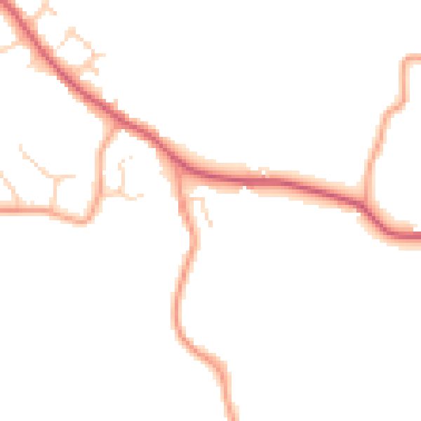 Daytime road noise heatmap for CM3 2HR
