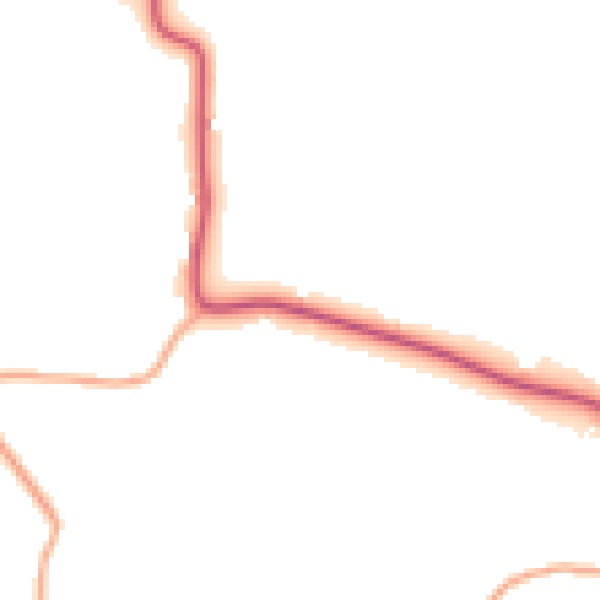 Daytime road noise heatmap for CM3 2JP