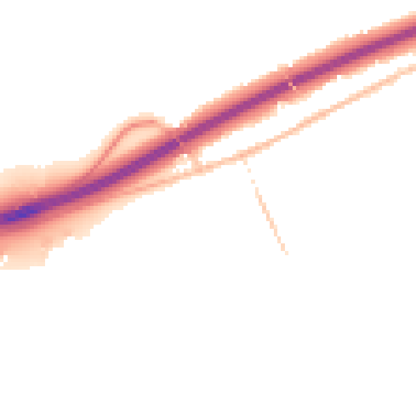Night-time road noise heatmap for CM3 2LQ