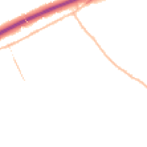 Night-time road noise heatmap for CM3 2LR