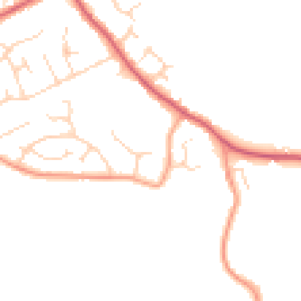 Daytime road noise heatmap for CM3 2LT