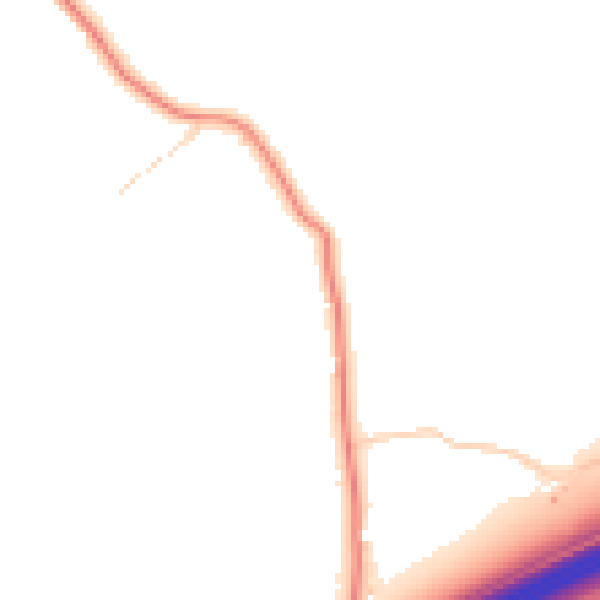 Daytime road noise heatmap for CM3 3AX