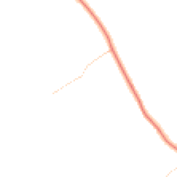Daytime road noise heatmap for CM3 3AZ
