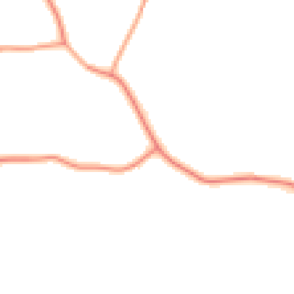 Daytime road noise heatmap for CM3 3BD