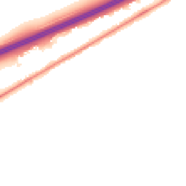 Night-time road noise heatmap for CM3 3BP