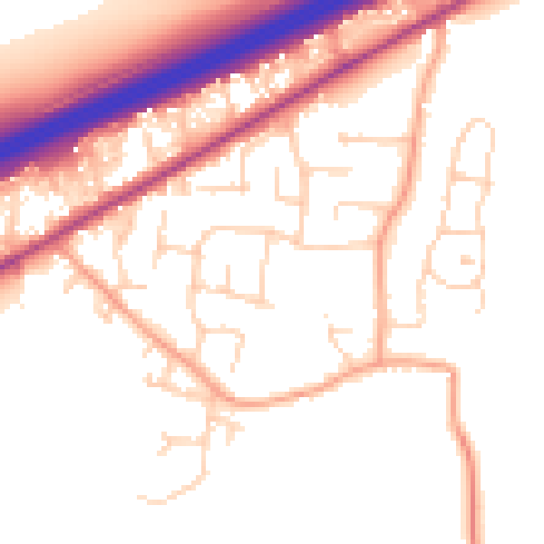 Daytime road noise heatmap for CM3 3DA