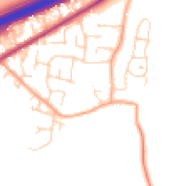 Daytime road noise heatmap for CM3 3DX