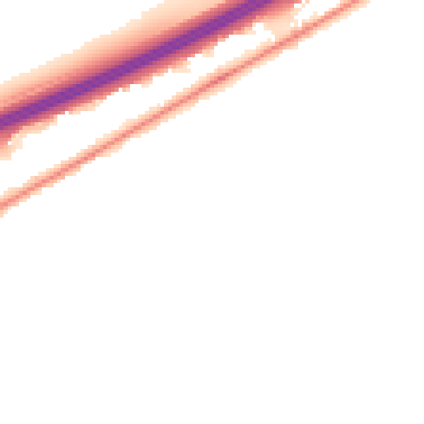 Night-time road noise heatmap for CM3 3EE