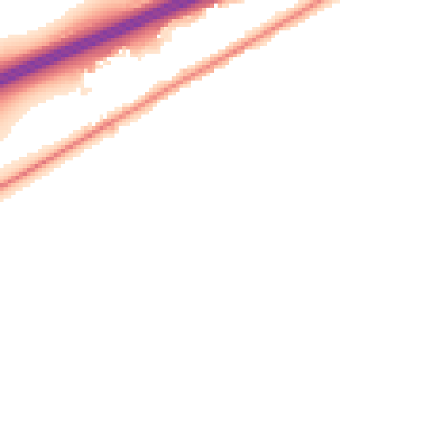 Night-time road noise heatmap for CM3 3EX
