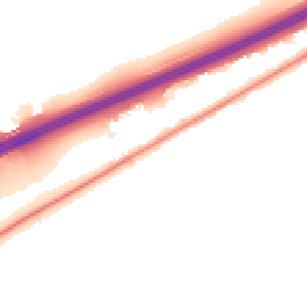 Night-time road noise heatmap for CM3 3FA