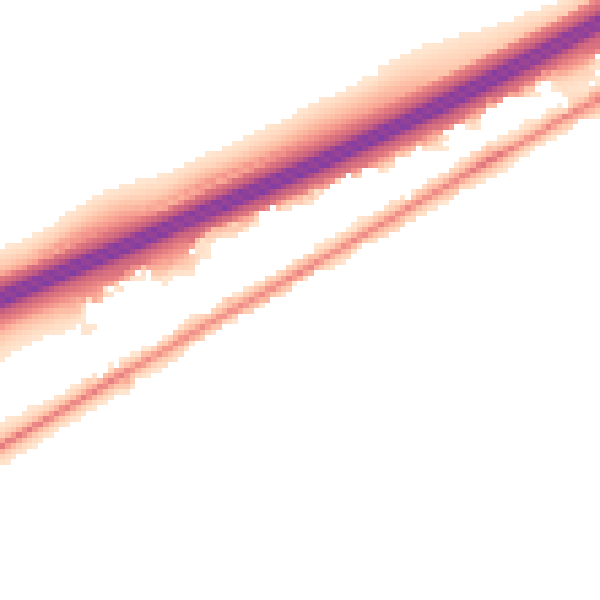 Night-time road noise heatmap for CM3 3GA