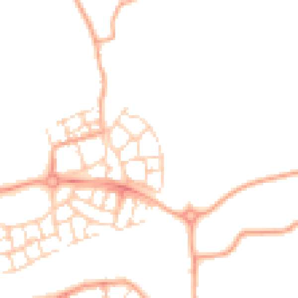 Daytime road noise heatmap for CM3 3GN