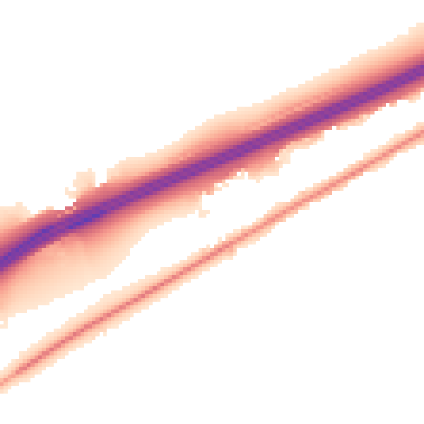Night-time road noise heatmap for CM3 3JU