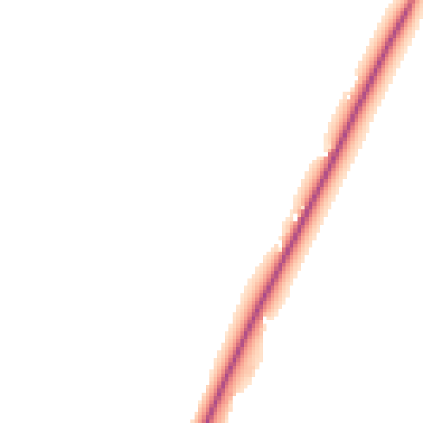 Night-time road noise heatmap for CM3 3LE