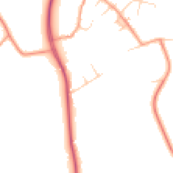 Daytime road noise heatmap for CM3 3PB
