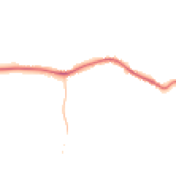 Night-time road noise heatmap for CM3 4DB