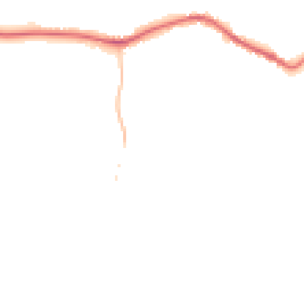 Night-time road noise heatmap for CM3 4DE