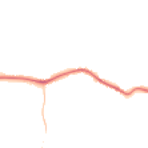 Night-time road noise heatmap for CM3 4DL
