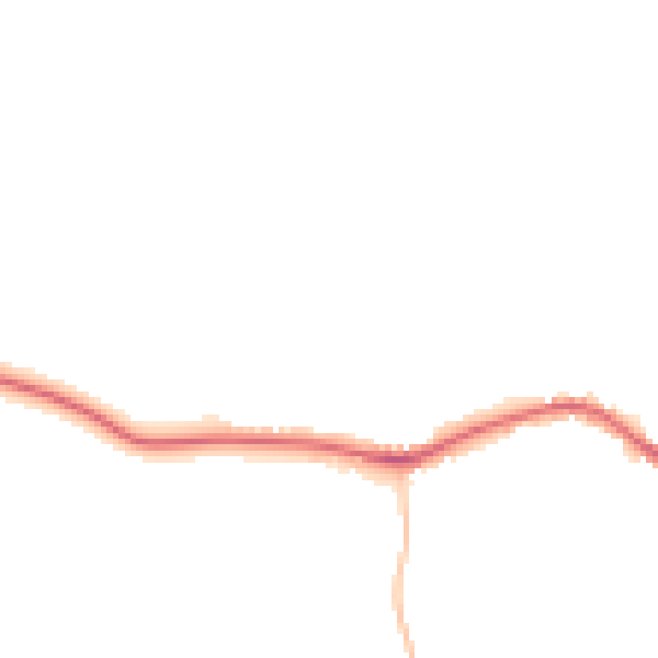 Night-time road noise heatmap for CM3 4DP