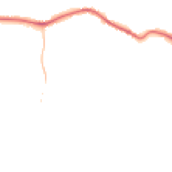 Night-time road noise heatmap for CM3 4EG