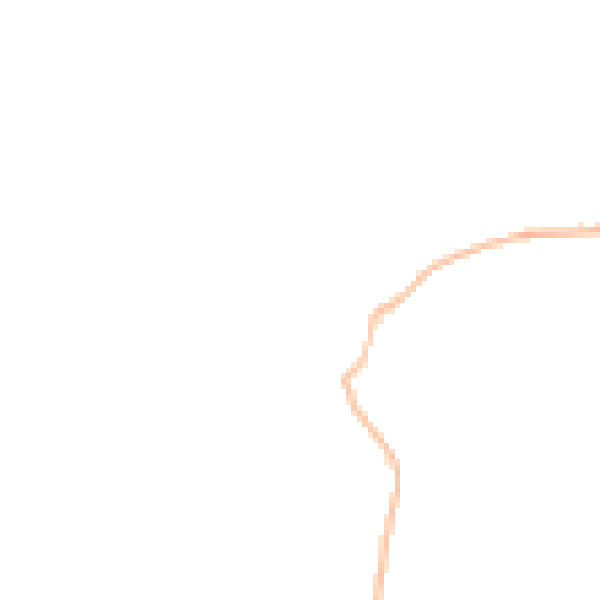 Night-time road noise heatmap for CM3 4ET