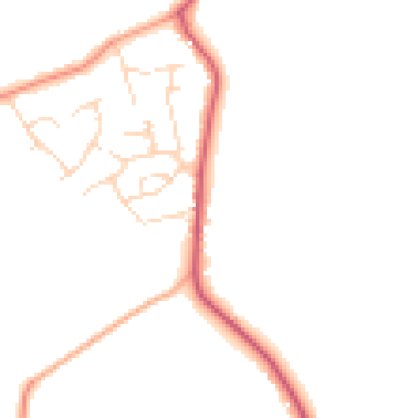 Daytime road noise heatmap for CM3 4HD