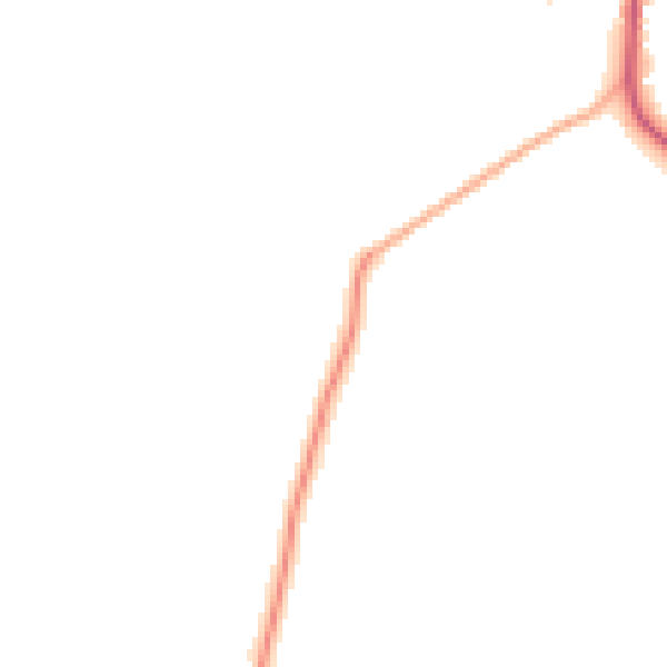 Daytime road noise heatmap for CM3 4HF