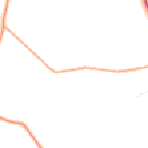 Daytime road noise heatmap for CM3 4HG