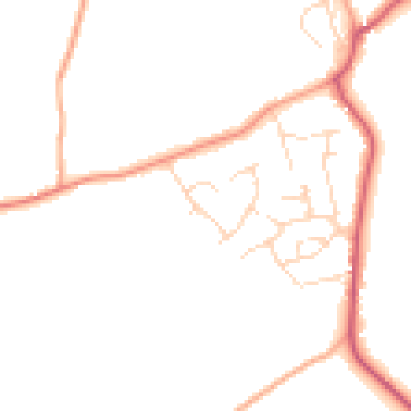 Daytime road noise heatmap for CM3 4HP