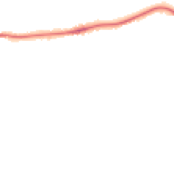 Night-time road noise heatmap for CM3 4JA