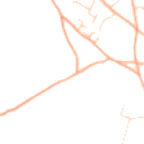 Daytime road noise heatmap for CM3 4JQ