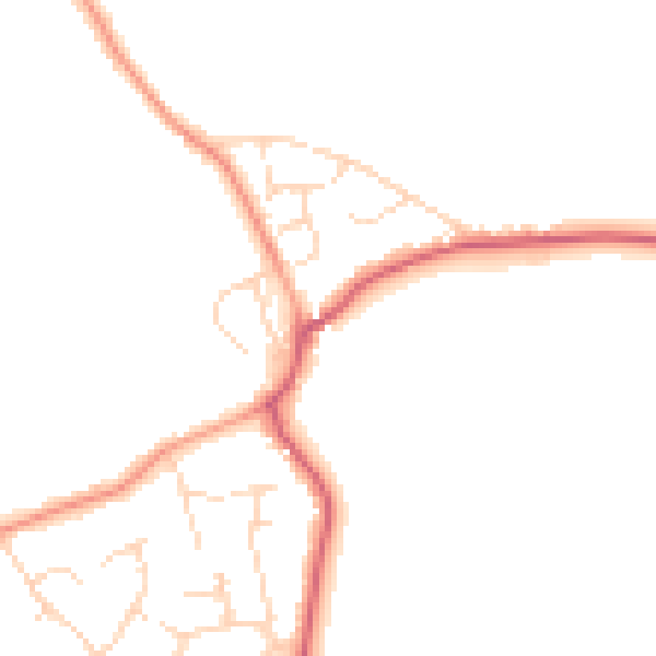Daytime road noise heatmap for CM3 4LT
