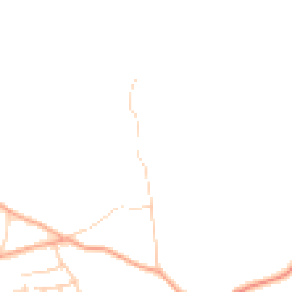 Daytime road noise heatmap for CM3 4PG