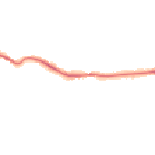 Night-time road noise heatmap for CM3 4QQ