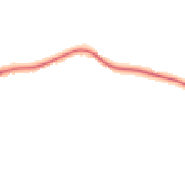 Night-time road noise heatmap for CM3 4QU