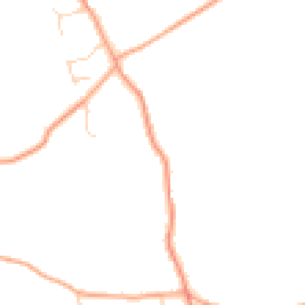 Daytime road noise heatmap for CM3 4TG