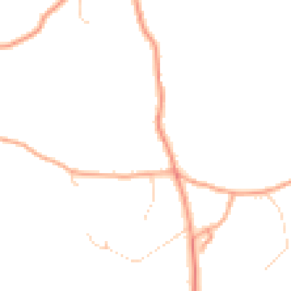Daytime road noise heatmap for CM3 4TS