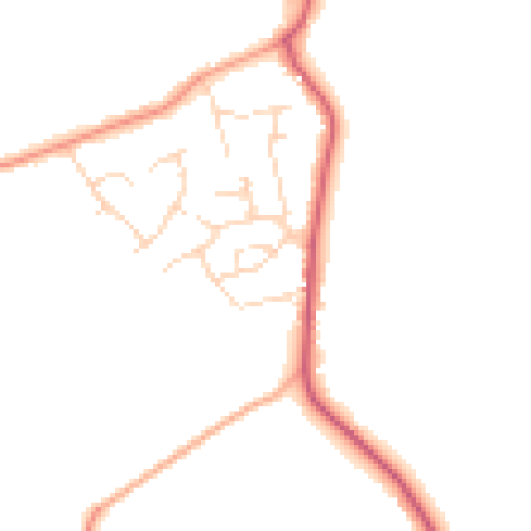Daytime road noise heatmap for CM3 4XL